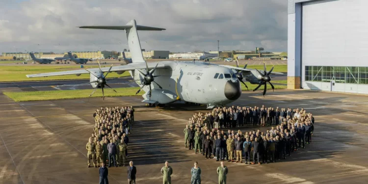 El A400M Atlas celebra 10 años como columna vertebral de la RAF