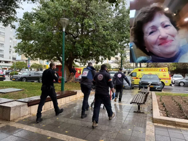 Mujer de 83 años asesinada en ataque terrorista en Herzliya