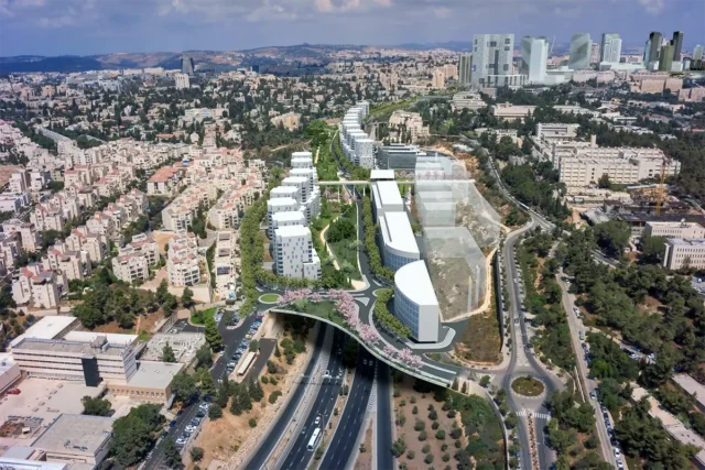 Jerusalén dividida por plan para puente y complejo urbano
