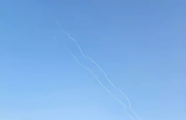Israel intercepta cohetes lanzados desde Gaza hacia Kissufim