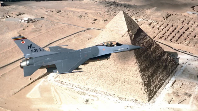 Aeronaves estadounidenses, europeas, rusas y chinas de Egipto