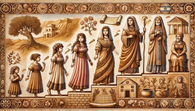Las etapas de la vida de la mujer en el hebreo bíblico
