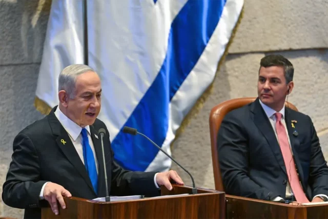 Netanyahu elogia compromiso de Paraguay con Israel en la Knéset