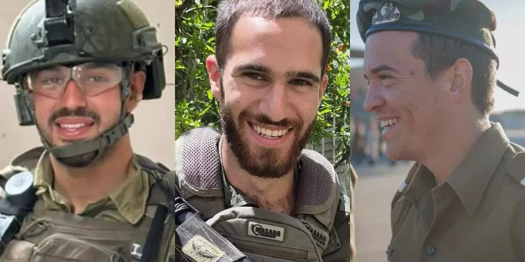 Tres soldados israelíes mueren en combates en Gaza este lunes