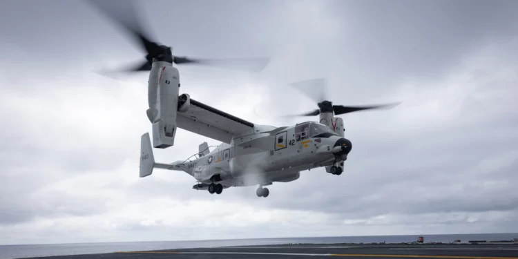 El papel de los V-22 Osprey en las operaciones de transporte