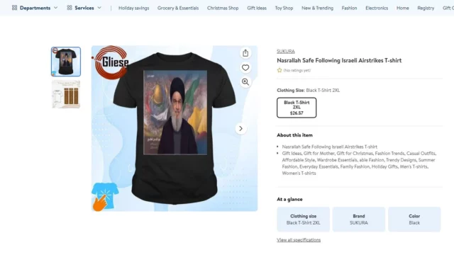 Walmart retira camisetas con imágenes polémicas de líderes terroristas