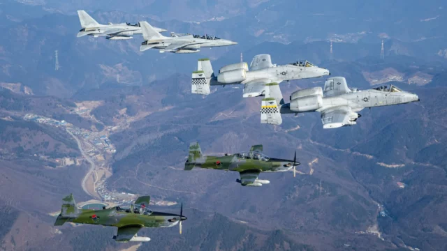 A-10 Thunderbolt II realizan su última misión en Corea del Sur