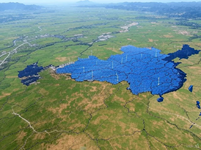 China establece nuevo récord en capacidad instalada de energía renovable