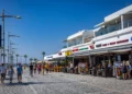 La ciudad costera de Pafos, en el lado griego de Chipre, el 23 de septiembre de 2024. (Nati Shohat/FLASH90)