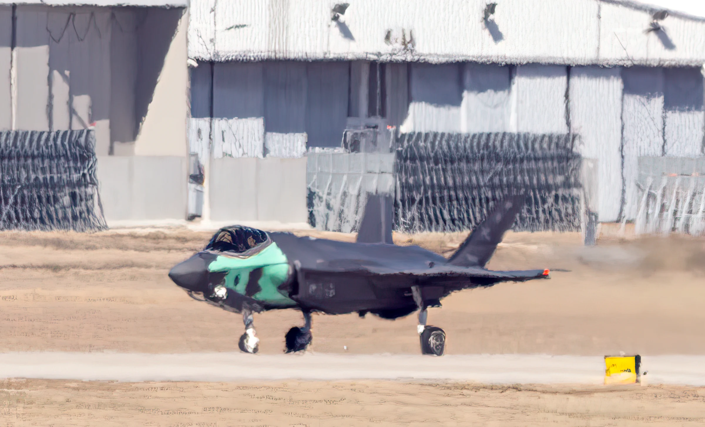 Un vistazo al “Franken-Lightning” construido a partir de dos F-35