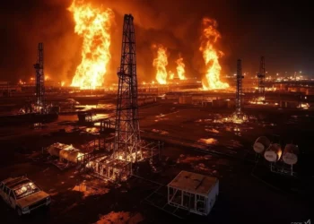 Incendio paraliza producción de petróleo de 300.000 bpd en un gigantesco yacimiento petrolífero de Irak