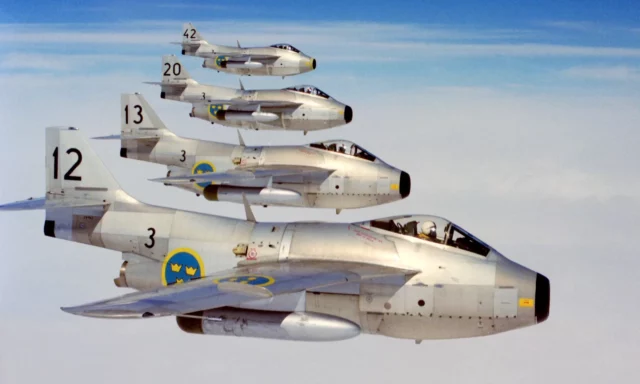 El Saab 29 Tunnan: el caza más numeroso de Saab hasta la fecha