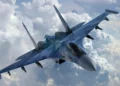 Piloto del Su-35 aterriza tras ser alcanzado por un misil SAM