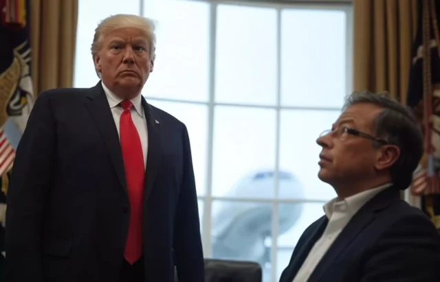 Trump le demostró al exguerrillero qué es el poder de verdad