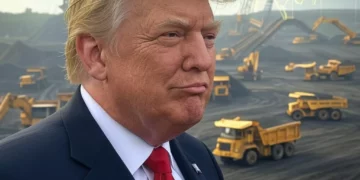 Trump reaviva la industria del carbón en Davos