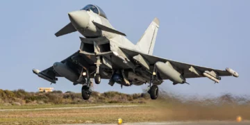 Cápsula de un avión Typhoon de la RAF cae en Yorkshire