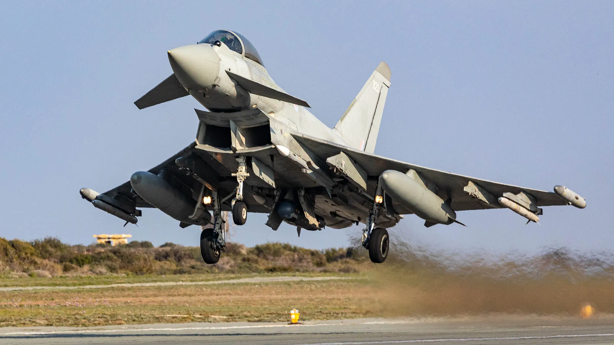 Cápsula de un avión Typhoon de la RAF cae en Yorkshire