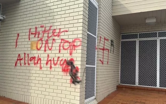Sinagoga australiana llena de esvásticas en ataque antisemita