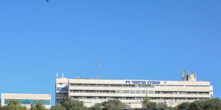 El hospital Ziv de Safed, el 18 de octubre de 2020. (David Cohen/FLASH90)