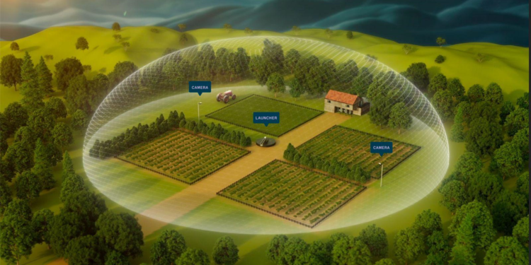 Israeli startup FireDome develops a wildfire defense system. (Courtesy)