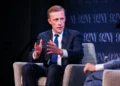 El asesor de seguridad nacional de Estados Unidos, Jake Sullivan, habla durante una entrevista en el escenario el martes por la noche en el 92nd Street Y, Nueva York, el 18 de diciembre de 2024. (Rod Morata/Michael Priest Photography)