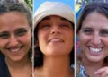 De izquierda a derecha: Romi Gonen, Emily Damari y Doron Steinbrecher (Cortesía)