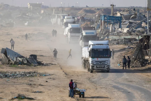 La ONU excluye más de 5.600 camiones de ayuda a Gaza en su contabilidad