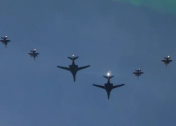B-1B Lancer de la USAF realizan ejercicios de ataque de precisión