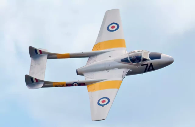 El De Havilland Vampire: el caza británico que hizo historia