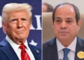 Donald Trump habla con el presidente Sissi de Egipto