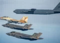 El B-52 Stratofortress entrena con F-35I y F-15 israelíes