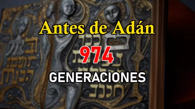 Las 974 generaciones antes de Adán