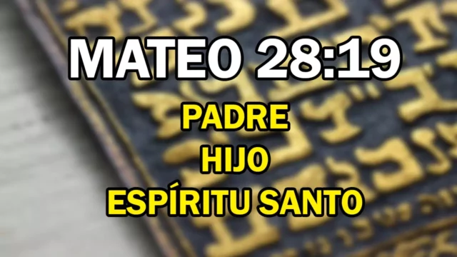 La fórmula trinitaria en Mateo 28:19: una interpolación tardía