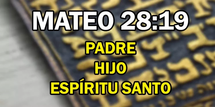 La fórmula trinitaria en Mateo 28:19: una interpolación tardía