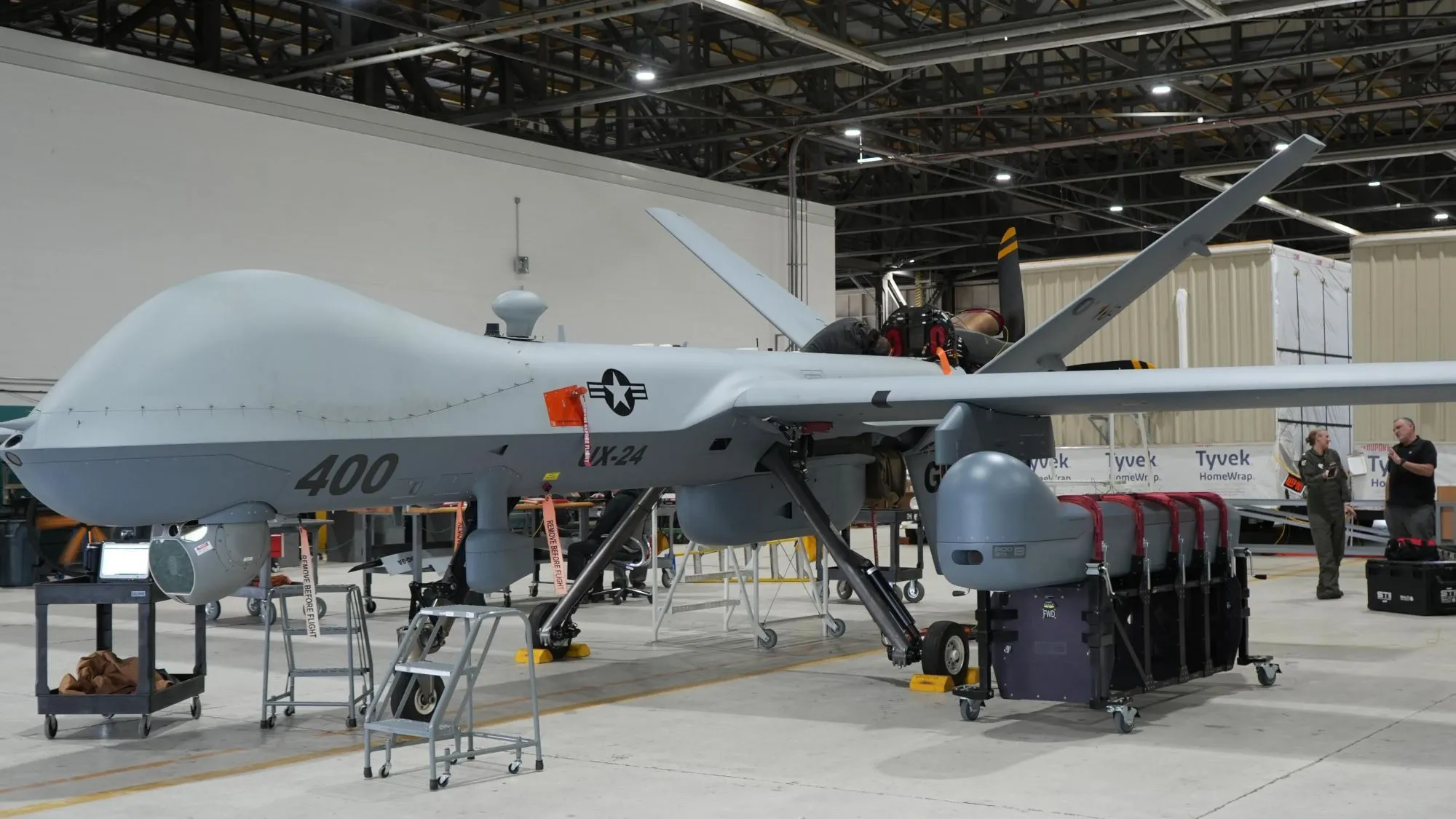 El USMC recibe primera cápsula SkyTower II para MQ-9 Reaper