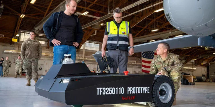 Remolcador TowFLEXX optimiza mantenimiento del MQ-9 Reaper