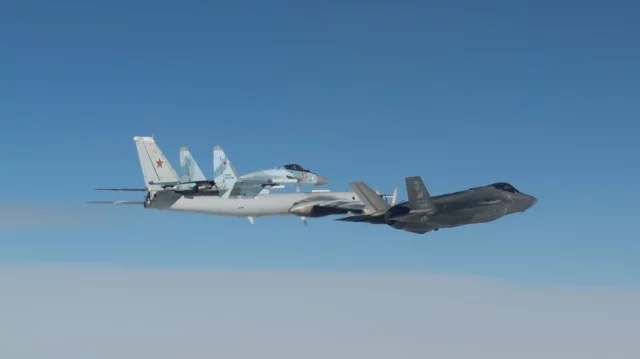 Seis aviones rusos interceptados por F-35 y F-16
