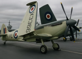 Las alas plegables del Supermarine Seafire para portaaviones