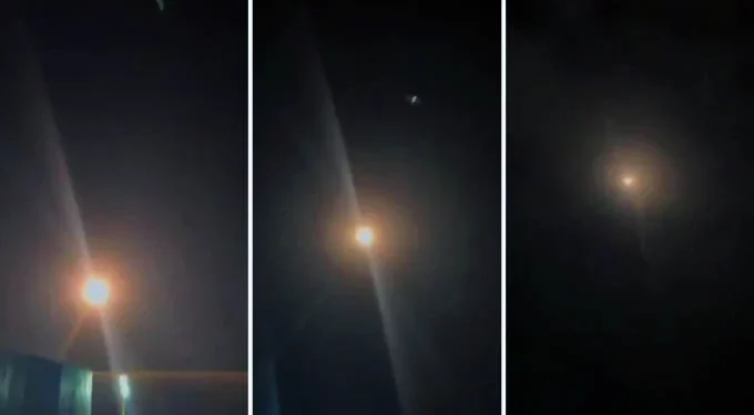 Un sistema de defensa antimisiles THAAD de EE. UU. se despliega en Israel durante un ataque hutí la madrugada del 27 de diciembre de 2024. (Captura de pantalla/X)