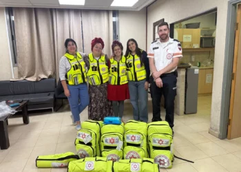 Un grupo de parteras voluntarias de “Primeras Contracciones”, un proyecto conjunto de Magen David Adom y parteras de Israel, en una foto sin fecha. (Cortesía/Magen David Adom)