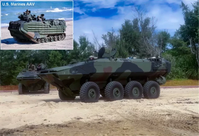 Marines de EE. UU. reemplazan AAV por el moderno ACV 8×8