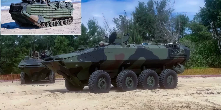 Marines de EE. UU. reemplazan AAV por el moderno ACV 8x8