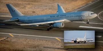 RAF refuerza Akrotiri ante tránsito del HMS Prince of Wales por el mar Rojo