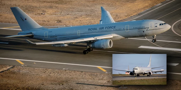RAF refuerza Akrotiri ante tránsito del HMS Prince of Wales por el mar Rojo