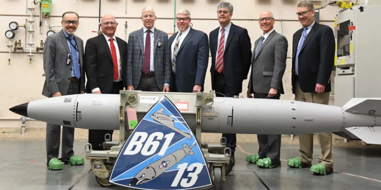 EE. UU. completa primera bomba nuclear B61-13 en Texas