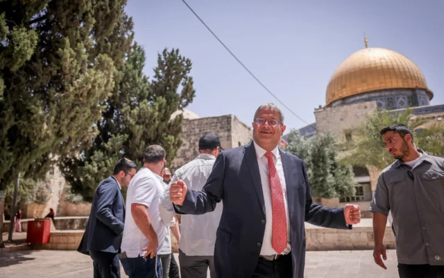 Ben Gvir dice que la oración judía en el Monte del Templo está permitida