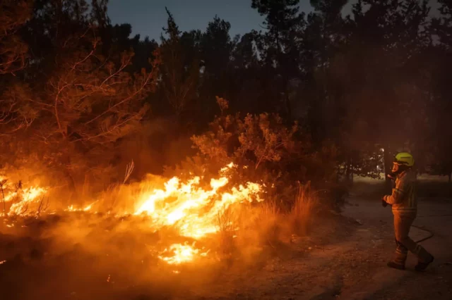 Arrestan a 18 personas por provocar incendios cerca de Jerusalén