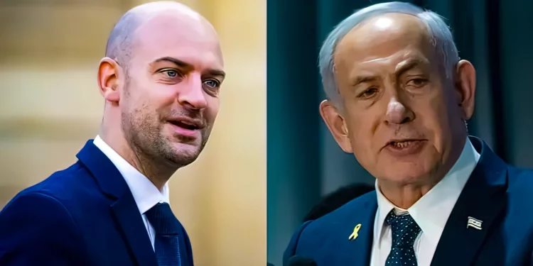 El canciller francés acusa a Netanyahu de “calumnias”
