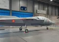 España exhibe modelo del Hurjet con marcas del Ejército del Aire