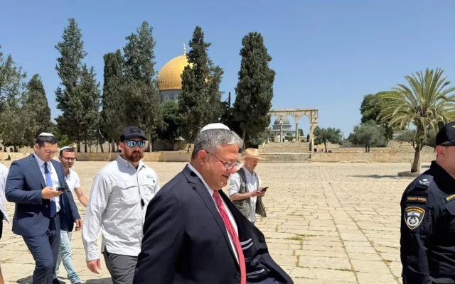 Jordania critica la visita de Ben Gvir al Monte del Templo como “provocación inaceptable”